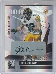 Chad Greenway [Turn of the Century Autograph] Football Cards 2006 Panini Donruss Elite Prices