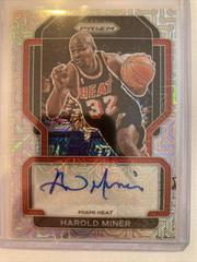 Harold Miner [Mojo Prizm] #SG-HMN Basketball Cards 2021 Panini Prizm Signatures Prices