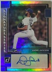 Andre Jackson Baseball Cards 2022 Panini Donruss Signature Series Prices
