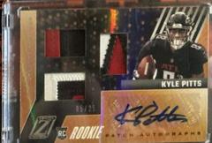 Kyle Pitts [Patch Autograph Silver] #90 Football Cards 2021 Panini Zenith Prices