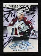 Joe Sakic [Purple Autograph Premium Memorabilia] Hockey Cards 2021 SP Game Used Prices