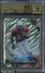 David Johnson [Autograph Tidal Diffractor] #57 Football Cards 2015 Topps High Tek Prices
