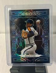 Nolan Ryan [Carolina Blue] Baseball Cards 2023 Panini Chronicles Obsidian Prices