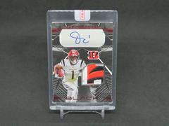 Ja'Marr Chase [Patch Autograph Ruby] #212 Football Cards 2021 Panini Black Prices