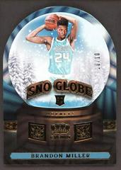 Brandon Miller [Gold] #1 Basketball Cards 2023 Panini Crown Royale Sno Globe Prices