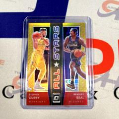 Bradley Beal, Stephen Curry [Gold] Basketball Cards 2021 Panini Donruss Optic All Stars Prices