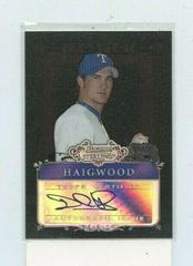 Daniel Haigwood [Autograph Refractor] #BSPDH Baseball Cards 2006 Bowman Sterling Prospect Prices