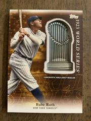 Babe Ruth Baseball Cards 2023 Topps Update Commemorative World Series Trophy Medallion Prices