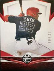 Juan Soto [Red] #12 Baseball Cards 2021 Panini Chronicles Limited Prices