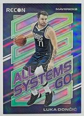 Luka Doncic #11 Basketball Cards 2022 Panini Recon All Systems Go Prices