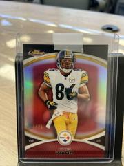 Hines Ward [Red Refractor] Football Cards 2010 Topps Finest Prices