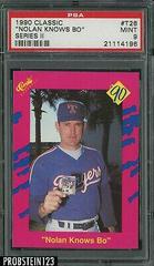 'Nolan Knows Bo' [Series II] Baseball Cards 1990 Classic Prices
