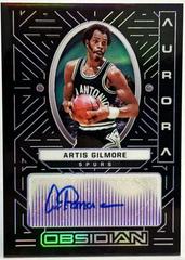 Artis Gilmore [Purple] #AUR-ART Basketball Cards 2021 Panini Obsidian Aurora Autographs Prices