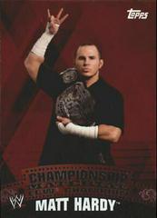 Matt Hardy [Unified Puzzle Back] #C22 Wrestling Cards 2010 Topps WWE Championship Material Prices