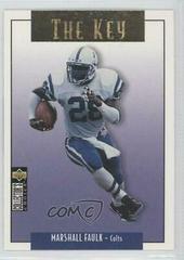 Marshall Faulk [Gold] #U63 Football Cards 1995 Collector's Choice Update Prices