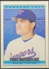 Ivan Rodriguez Baseball Cards 1992 Donruss Cracker Jack Series 1 Prices