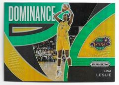 Lisa Leslie [Green] #9 Basketball Cards 2022 Panini Prizm WNBA Dominance Prices