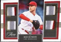 Reid Detmers [Gold] Baseball Cards 2022 Panini Three and Two Rookie Quad Jerseys Prices