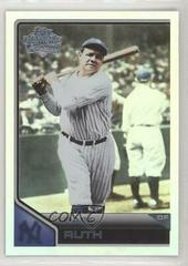 Babe Ruth [Diamond Anniversary Refractor] #100 Baseball Cards 2011 Topps Lineage Prices