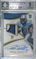 Ameer Abdullah [Autograph Patch] #150 Football Cards 2015 Panini Immaculate Prices