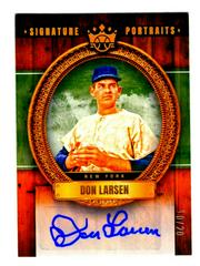 Don Larsen [Gold] Baseball Cards 2022 Panini Diamond Kings Signature Portraits Prices