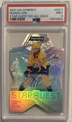 Roman Josi [Gold Autograph] Hockey Cards 2021 Upper Deck Synergy Star Quest Prices