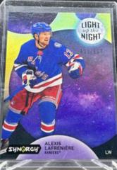 Alexis Lafreniere [Neon Yellow] #LN-LA Hockey Cards 2022 Upper Deck Synergy Light Up The Night Prices