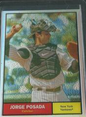 Jorge Posada [Refractor] Baseball Cards 2010 Topps Heritage Chrome Prices