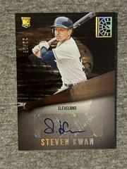 Steven Kwan [Gold] #RA-SK Baseball Cards 2022 Panini Capstone Rookie Autographs Prices