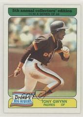 Tony Gwynn #14 Baseball Cards 1985 Drake's Prices