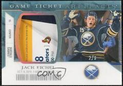 Jack Eichel #GTA-JE Hockey Cards 2022 Upper Deck Artifacts Game Ticket Prices