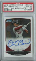 Oscar Mercado Baseball Cards 2013 Bowman Chrome Draft Picks & Prospects Autographs Prices