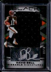 David Bell #SSR-DBE Football Cards 2022 Panini Black Sizeable Signatures Rookie Jersey Prices