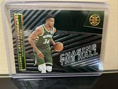 Giannis Antetokounmpo [Emerald] Basketball Cards 2021 Panini Illusions Chasing the Hall Prices
