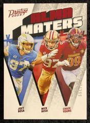 Chase Young, Joey Bosa, Nick Bosa [Red] #AM-1 Football Cards 2023 Panini Prestige Alma Maters Prices