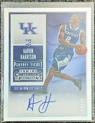 Aaron Harrison [Autograph Playoff Ticket] #163 Basketball Cards 2015 Panini Contenders Draft Picks Prices