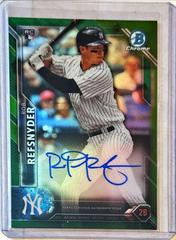 Rob Refsnyder [Green Refractor] #CRA-RR Baseball Cards 2016 Bowman Chrome Rookie Autographs Prices