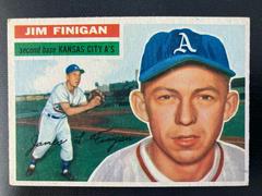 Jim Finigan [Gray Back] #22 Baseball Cards 1956 Topps Prices