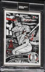 Mike Trout [Silver Frame Artist Proof] Baseball Cards 2020 Topps Project 2020 Prices