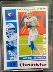 Justin Herbert [Pink] #53 Football Cards 2020 Panini Chronicles Prices