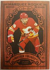Matthew Coronato [Cherry] #W-MC Hockey Cards 2023 O-Pee-Chee Wood Prices