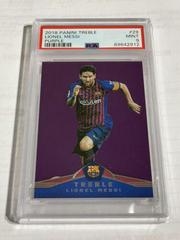 Lionel Messi [Purple] Soccer Cards 2018 Panini Treble Prices