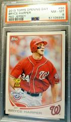 Bryce Harper [Red Jersey] #50 Baseball Cards 2013 Topps Opening Day Prices