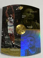 Grant Hill [Gold] Basketball Cards 1997 Spx Prices