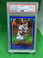 Jake Lamb [Blue Refractor] Baseball Cards 2015 Topps Chrome Autograph Rookies Prices