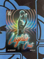 Ja Morant [Red Gold Wave] #2 Basketball Cards 2022 Panini Donruss Optic Lights Out Prices