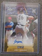 Joey Wiemer [Retail] #BA-JW3 Baseball Cards 2020 Leaf Draft Autographs Prices