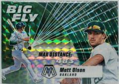 Matt Olson [Green Mosaic] #BF11 Baseball Cards 2021 Panini Mosaic Big Fly Prices