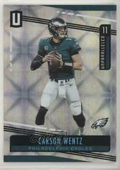 Carson Wentz [Galactic] Football Cards 2019 Panini Unparalleled Prices