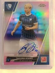 Takuma Asano [Pink Wave Refractor] Soccer Cards 2021 Topps Chrome Bundesliga Prices